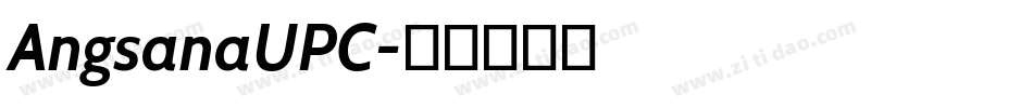 AngsanaUPC字体转换