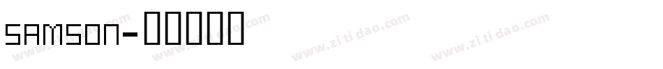 Samson字体转换