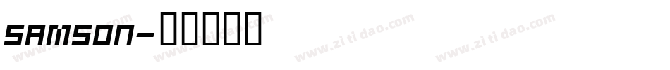 Samson字体转换