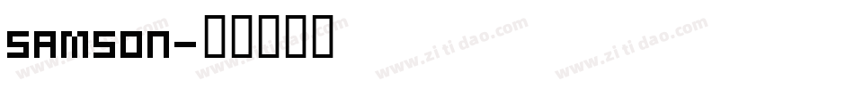 Samson字体转换