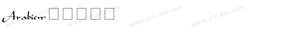 Arabien字体转换