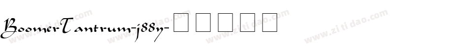 BoomerTantrum-j88y字体转换