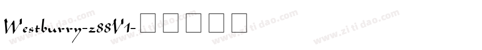 Westburry-z88V1字体转换