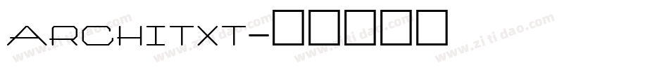 architxt字体转换