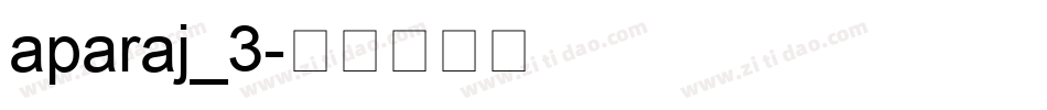 aparaj_3字体转换