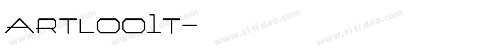 artloo1t字体转换