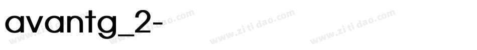 avantg_2字体转换