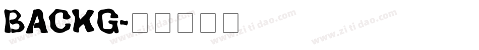BACKG字体转换