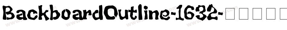 BackboardOutline-1632字体转换