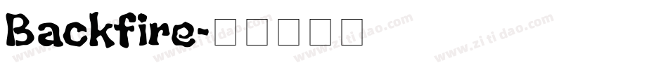 Backfire字体转换