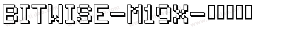 Bitwise-m19x字体转换
