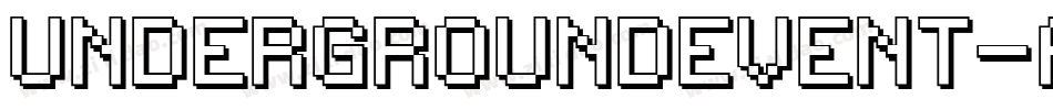 Undergroundevent-aG19字体转换