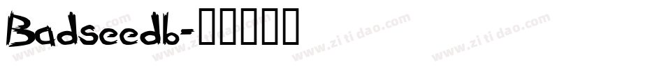Badseedb字体转换