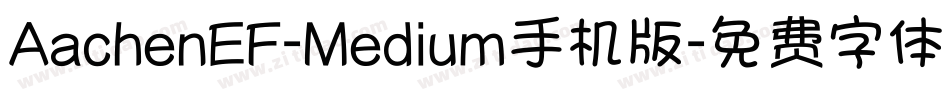 AachenEF-Medium手机版字体转换