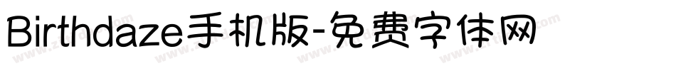 Birthdaze手机版字体转换
