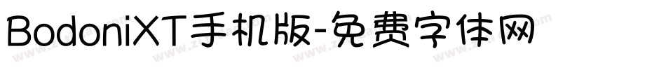 BodoniXT手机版字体转换