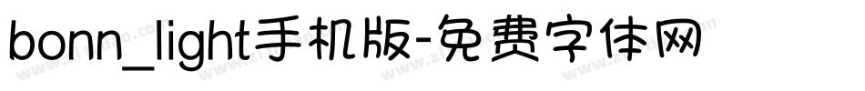 bonn_light手机版字体转换