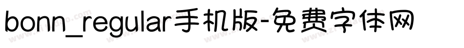 bonn_regular手机版字体转换