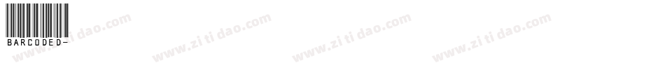 barcoded字体转换
