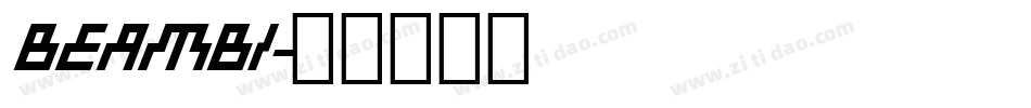 beambi字体转换
