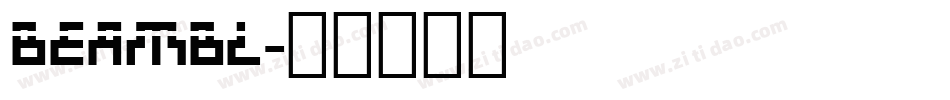beambl字体转换