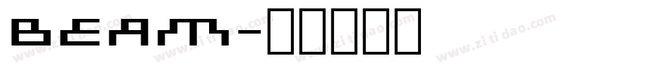 beam字体转换