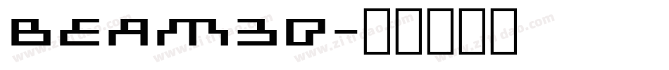 beam3d字体转换
