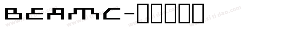 beamc字体转换