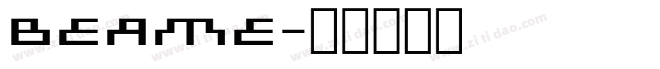 beame字体转换