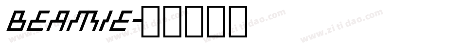 beamie字体转换