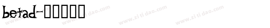betad字体转换