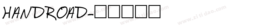 HANDROAD字体转换