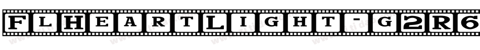 FlHeartLight-g2R6字体转换