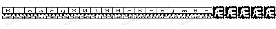 BinaryX01SBrk-ojmB字体转换