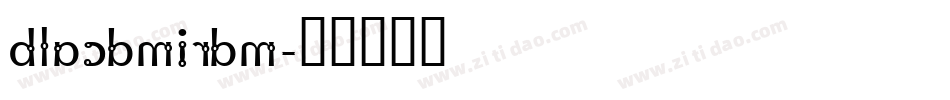 blacdmirdm字体转换