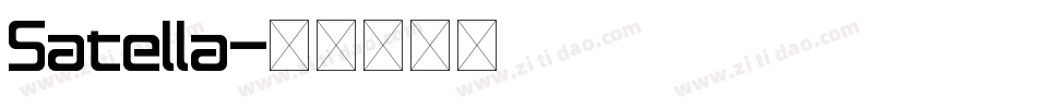 Satella字体转换