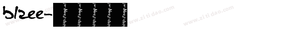 blzee字体转换