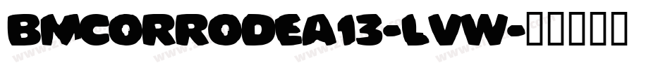 BmCorrodeA13-lvw字体转换