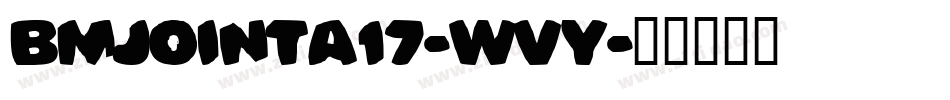 BmJointA17-WvY字体转换