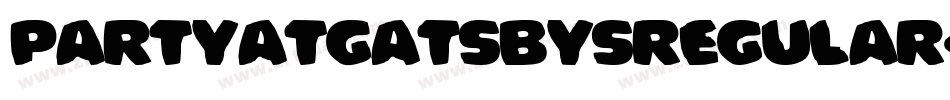 PartyAtGatsbysRegular-PPBm字体转换