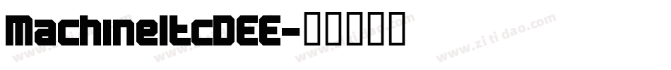 MachineItcDEE字体转换