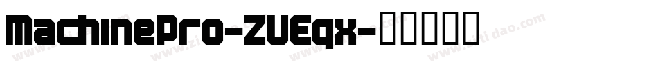 MachinePro-ZVEqx字体转换