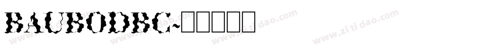 BAUBODBC字体转换