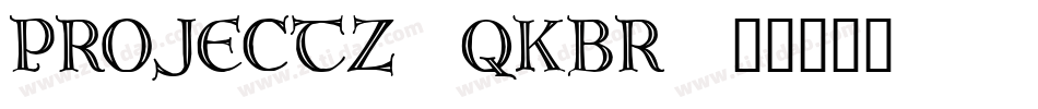 ProjectZ-qKBr字体转换
