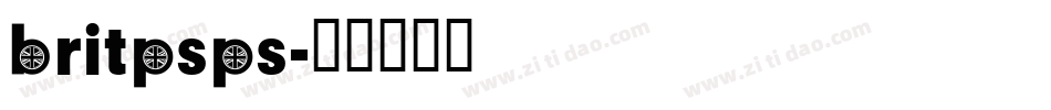 britpsps字体转换