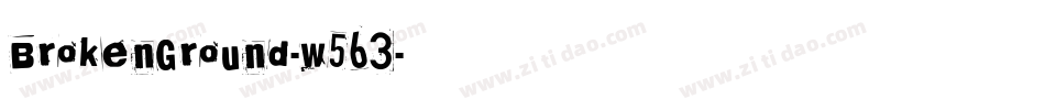 BrokenGround-w563字体转换
