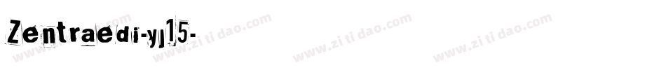 Zentraedi-yj15字体转换