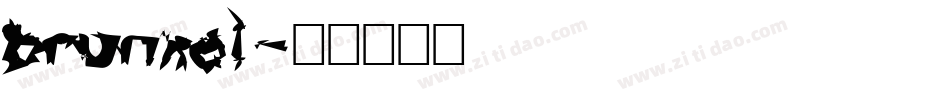 brunkal字体转换