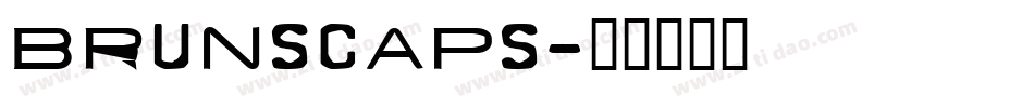 brunscaps字体转换