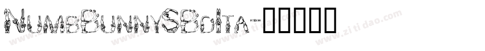 NumbBunnySBdIta字体转换